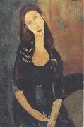 Jeanne Hebuterne assise (mk38) Amedeo Modigliani